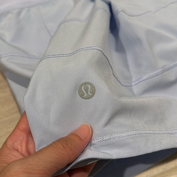Lululemon Pace Rival Mid-Rise Skirt Long Size 6 Pastel Blue Color - Picture 6 of 7